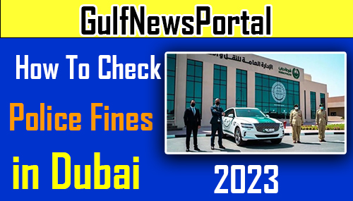 How to check Dubai police fine online