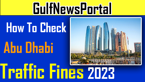 How to check abu dhabi traffic fines online