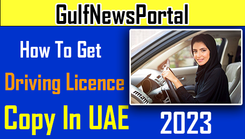 How to get UAE driving license copy online
