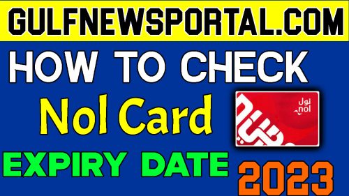 How to check Nol Card Expiry Date 2023