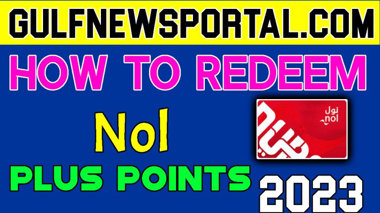 How to redeem Nol Plus Points 2023